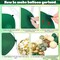 153pcs Green Brown Balloon Garland Arch Kit, Different Sizes 18 12 10 5 inch Sage Green Ivory Gold Latex Metallic Confetti Balloon for Safari Jungle Wild One Woodland Tropical Party Decoration